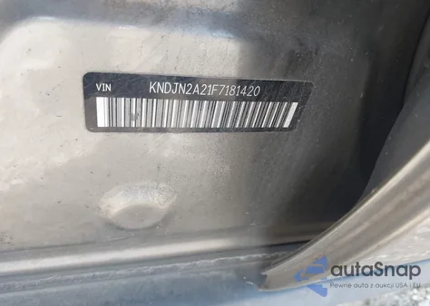 2015 Kia Soul из США, поврежденный, VIN KNDJN2A21F7181420